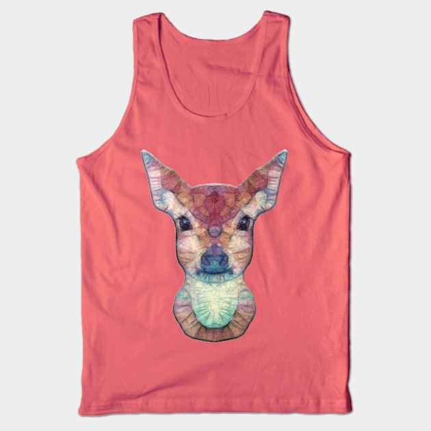 abstract fawn Tank Top by Ancello